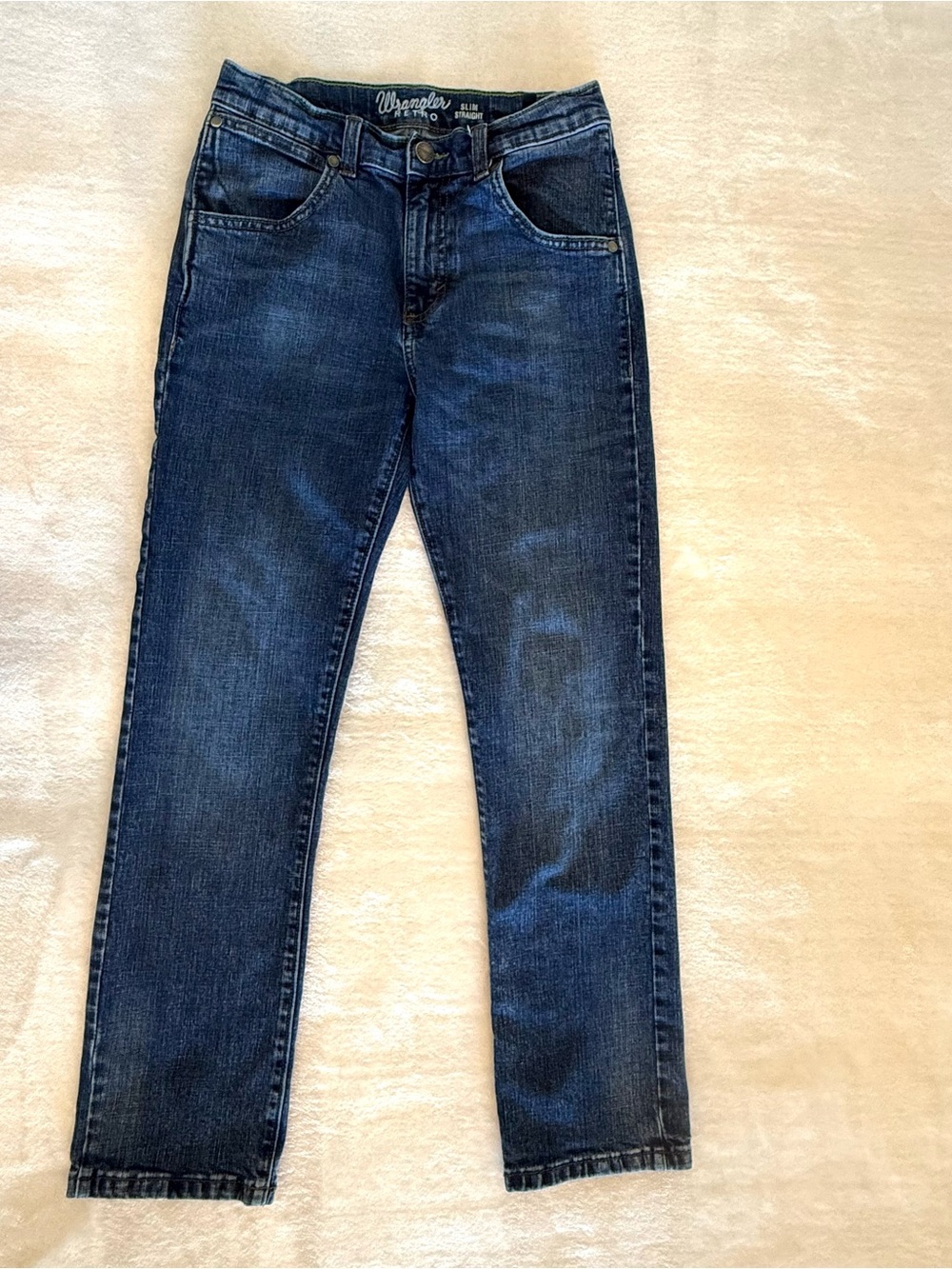 Kid’s Wrangler Retro Slim Straight Jeans Size 14.